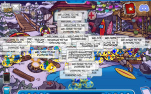A Marines of Club Penguin event on Club Penguin Online