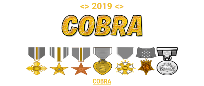 Cobra in the EGCP Hall of Fame