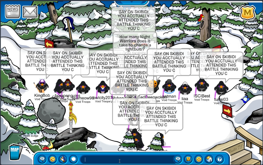 The Void Troops during their no-show