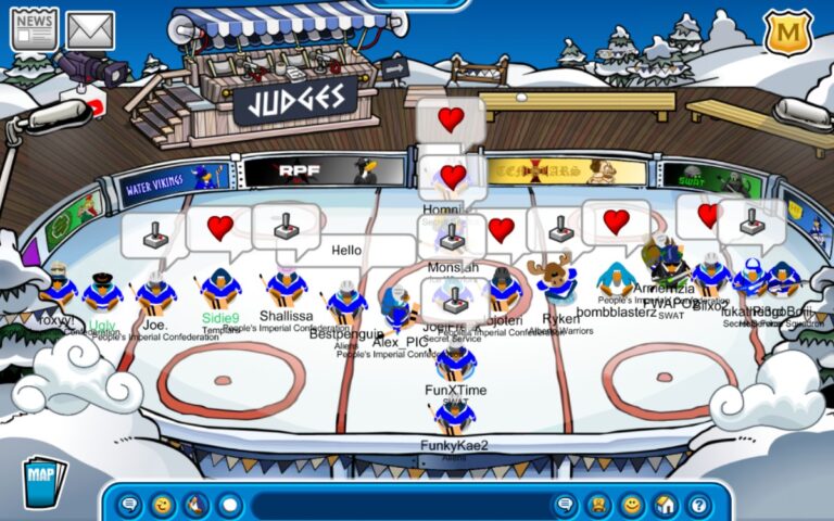 Blizzard Battalion at Stadium in a plus formation