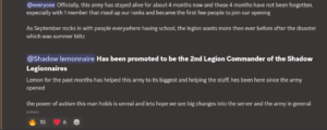 Announcement regarding Lemon's induction