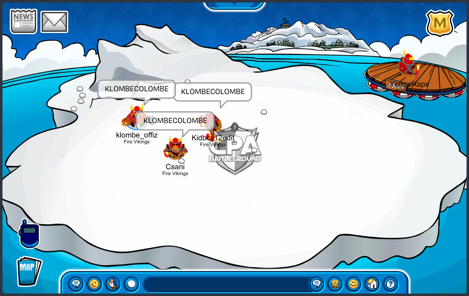 Fire Vikings during a recent event