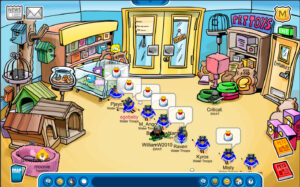 A battle on Club Penguin Army Battleground between WT and SWAT