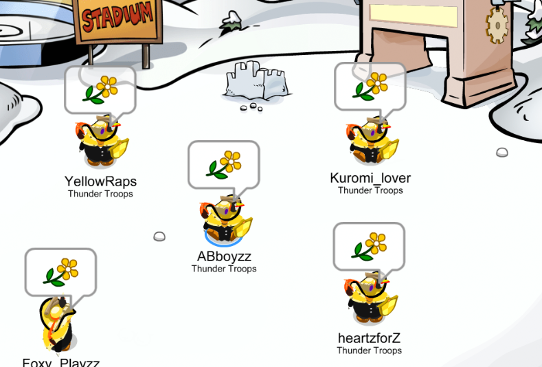 Thunder Troops during their most recent event