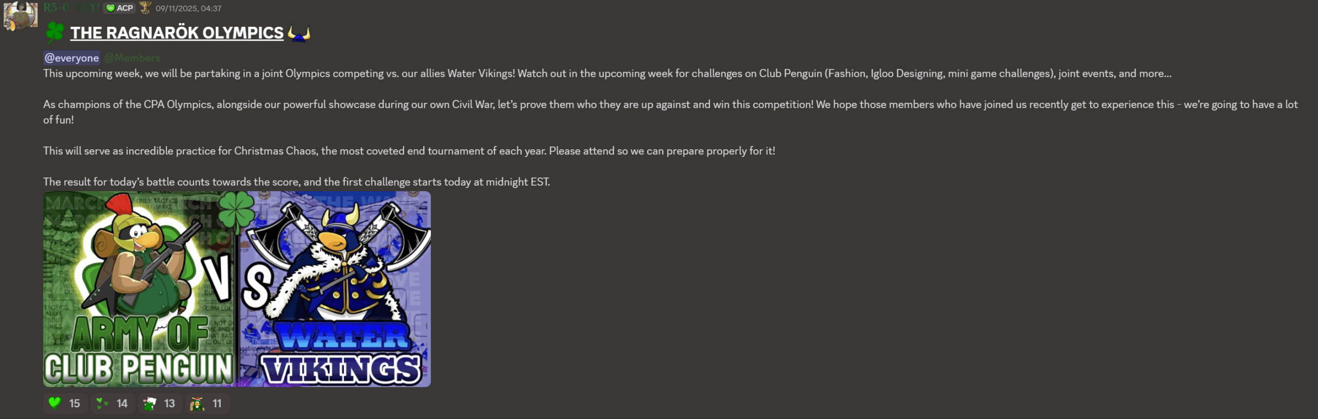 ACP and WV Cohost Olympics