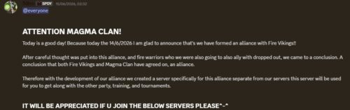 Magma Clan Shutdowns: Fire Alliance